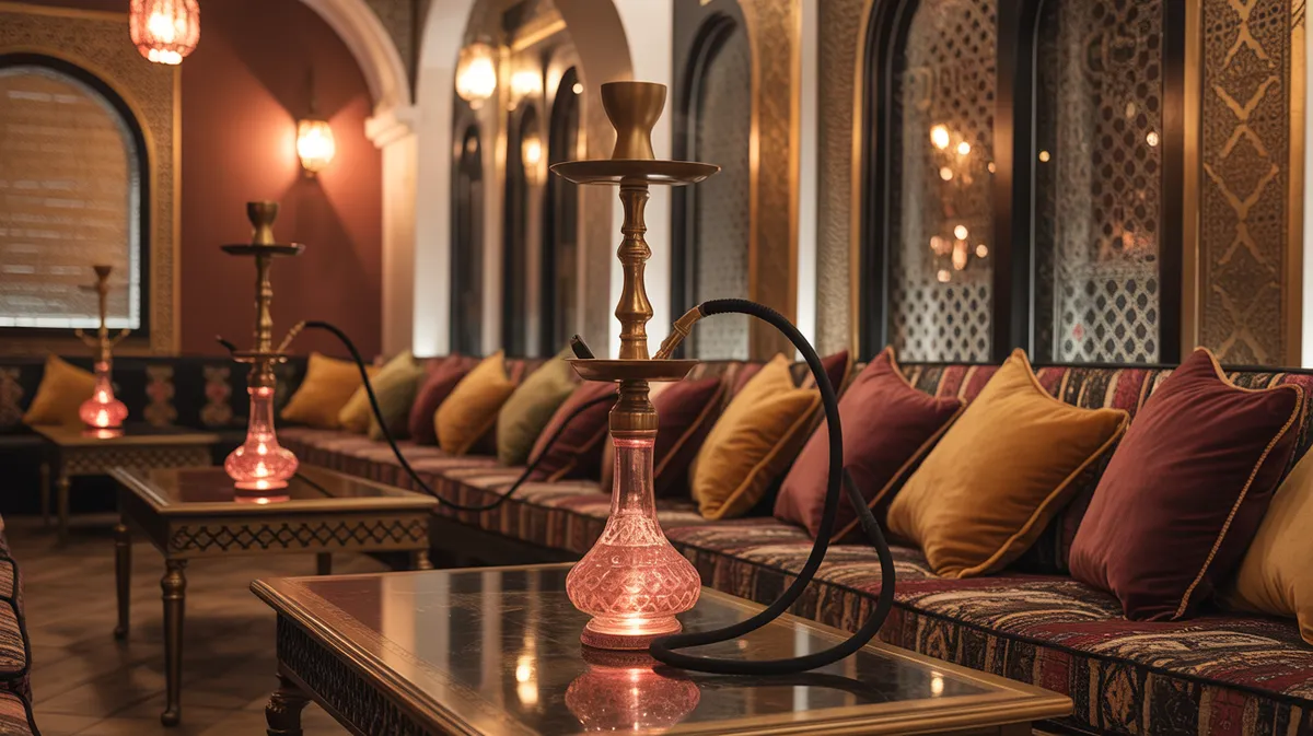 Elegant hookah lounge at Carnys Encino